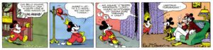 ...e l'inizio di "Topolino e il Gorilla Spettro" di Floyd Gottfredson
