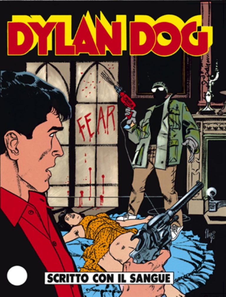 Copertina di Dylan Dog n. 47 “Scritto con il sangue”