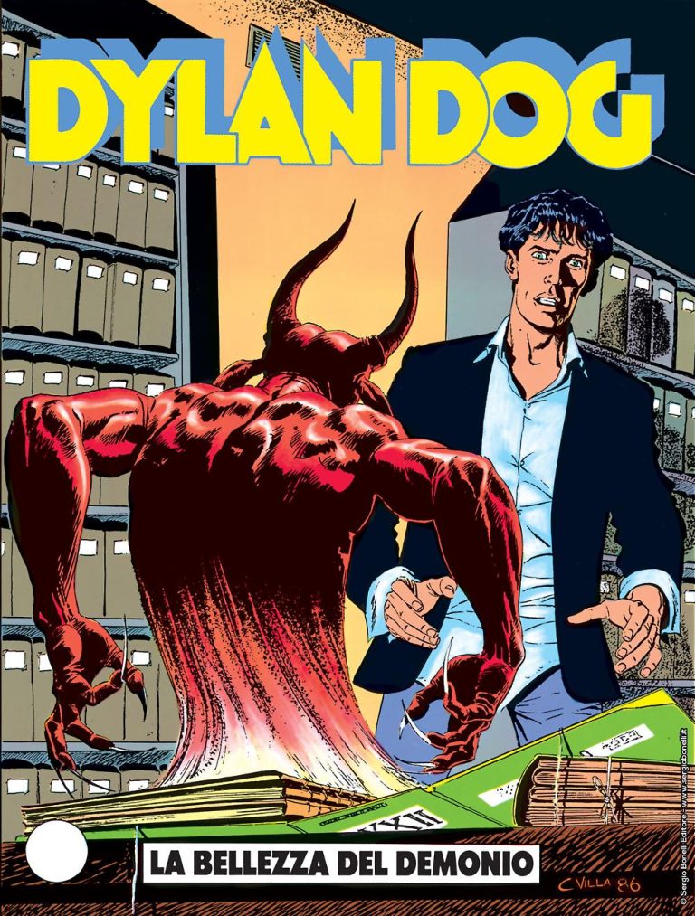 Copertina di Dylan Dog n. 6 “La bellezza del Demonio”