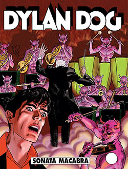 Copertina di Dylan Dog n. 235 “Sonata macabra”