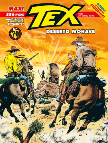 Copertina di Maxi Tex n. 23 “Deserto Mohave”