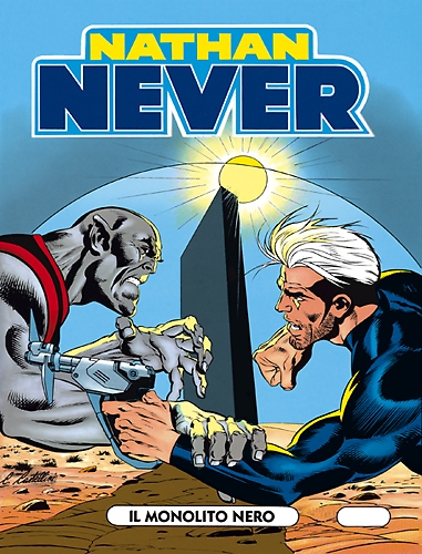Copertina di Nathan Never n. 2 “Il monolito nero”