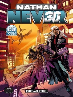 Copertina di Nathan Never n. 361 “L'ultimo volo”