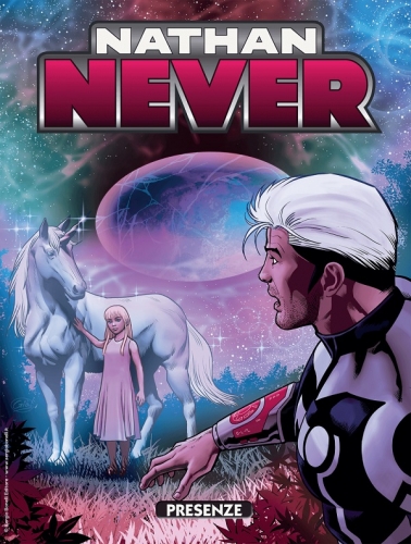 Copertina di Nathan Never n. 379 “Presenze”