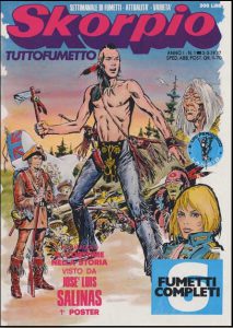 La cover del primo numero di Skorpio